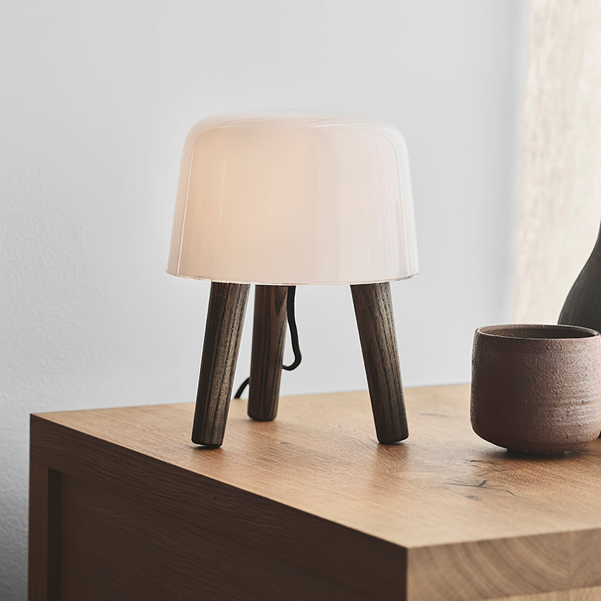 GlowPod Tischleuchte aus Holz