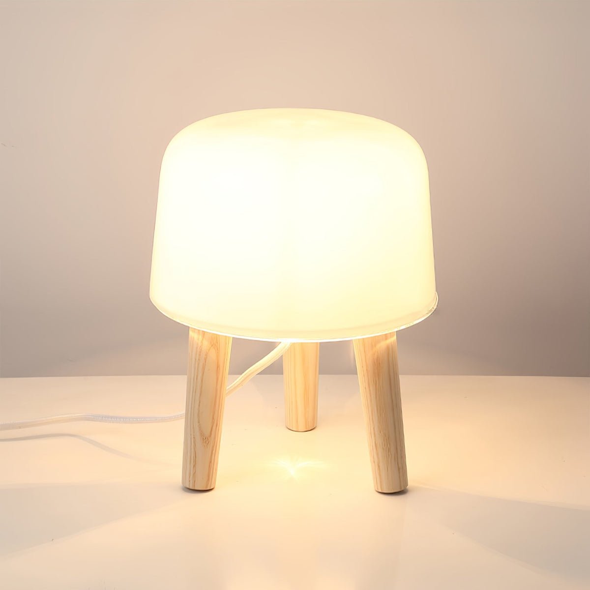 GlowPod Tischleuchte aus Holz