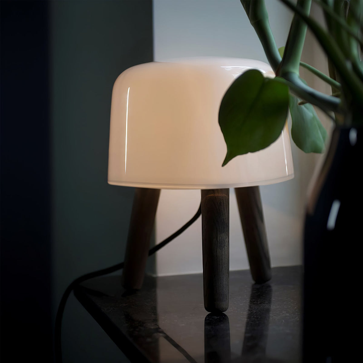 GlowPod Tischleuchte aus Holz