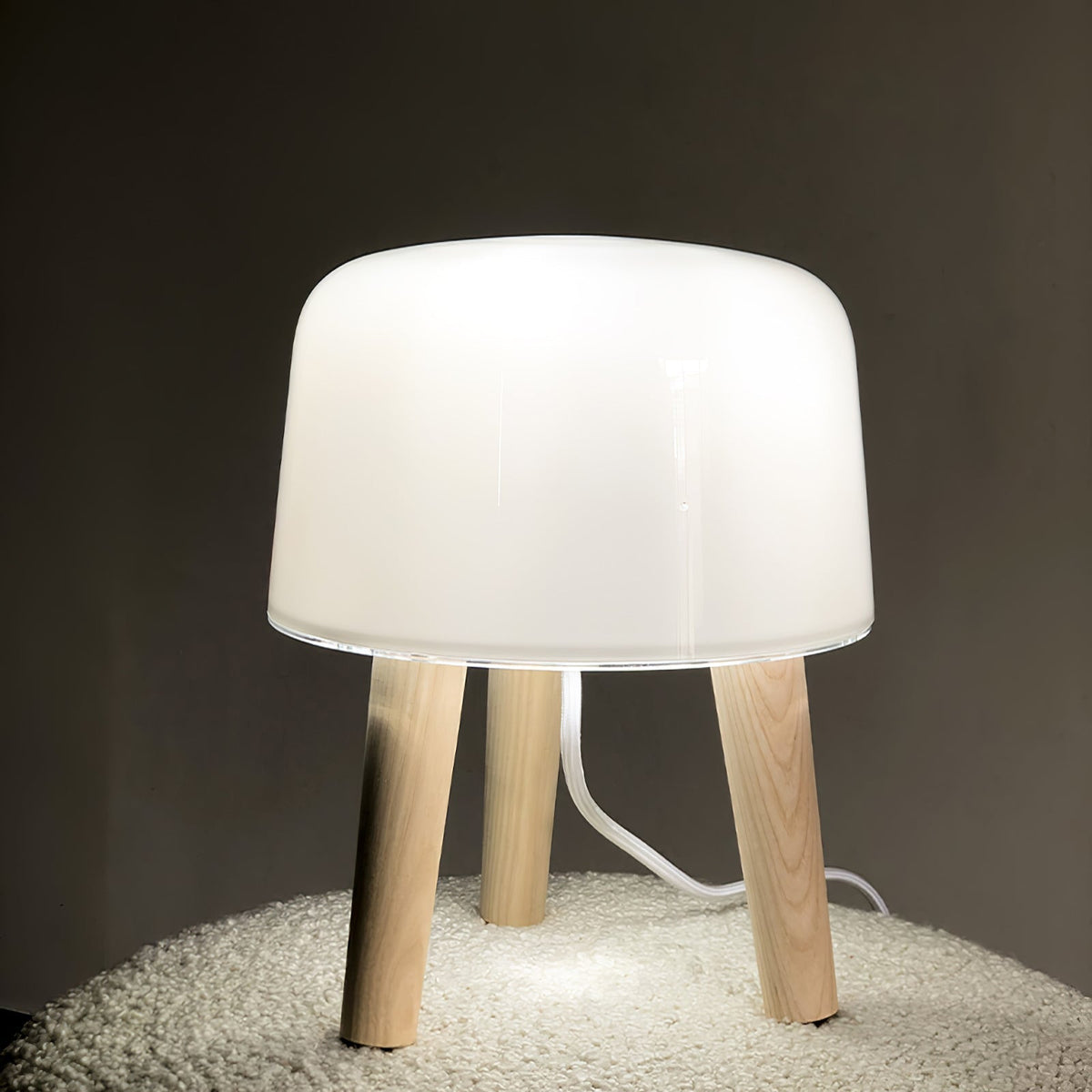 GlowPod Tischleuchte aus Holz