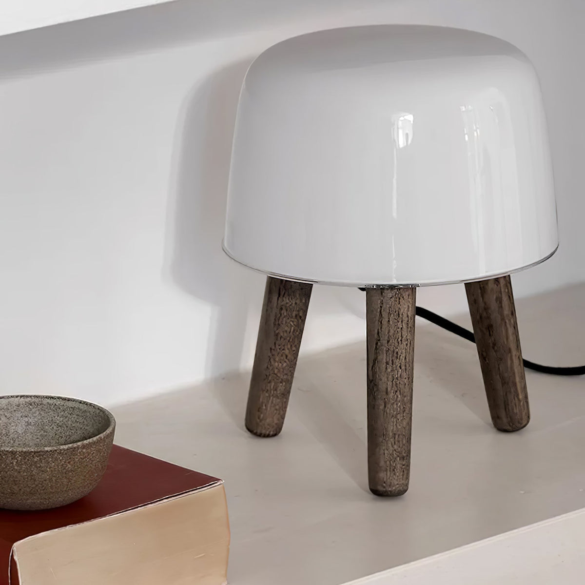 GlowPod Tischleuchte aus Holz