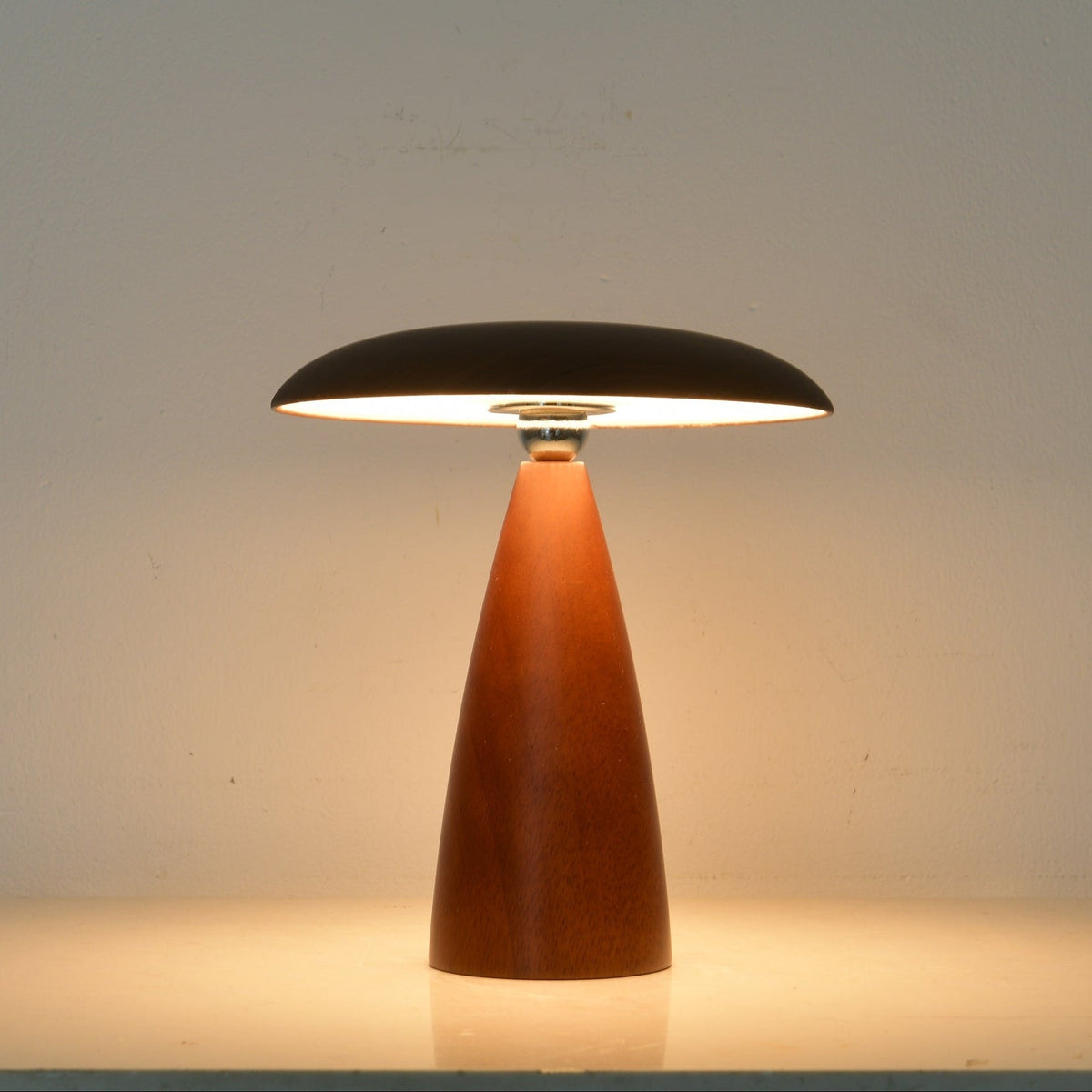 Orbis Vintage Holz Tischleuchte