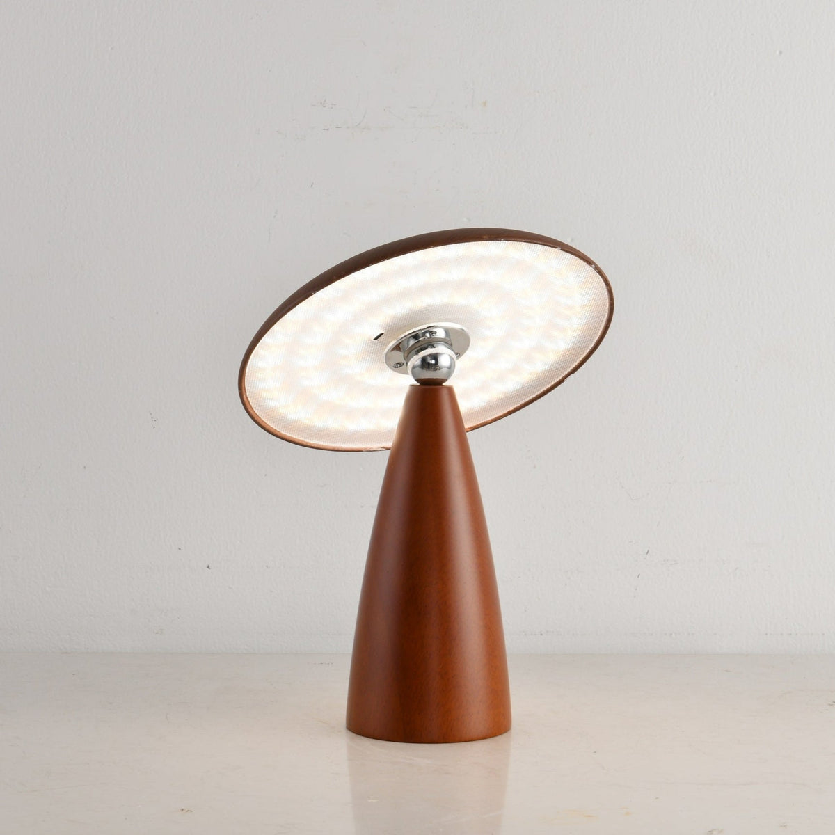 Orbis Vintage Holz Tischleuchte