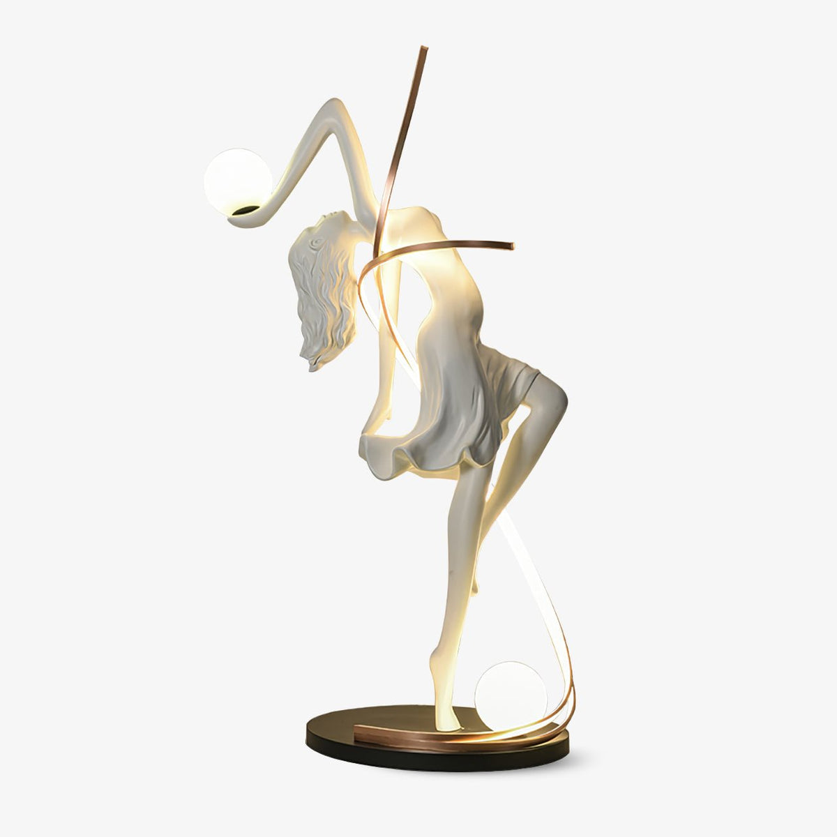 Mirorelia Stehleuchte Göttinnenstatue Elegant