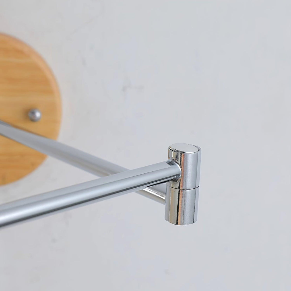 Wandleuchte Swivel Arm runder Lampenschirm mit Zugkette modern Retro