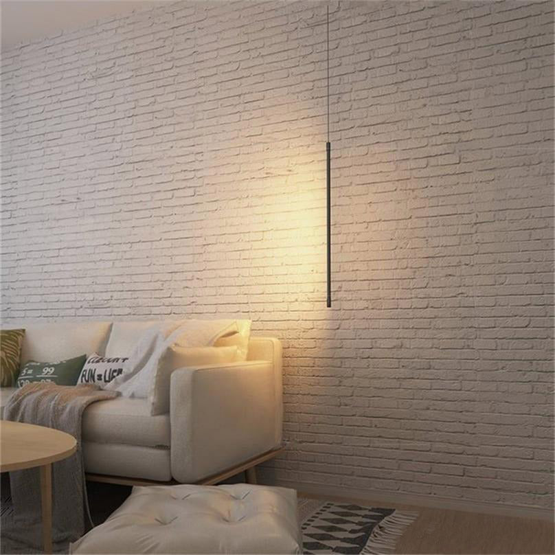 Arisha Modern LED Pendelleuchte Schwarz Metall Schlaf/Wohnzimmer