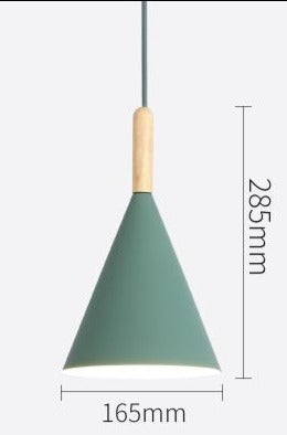 Arisha Modern LEDPendelleuchte Farbig Schlaf/Wohnzimmer Holz