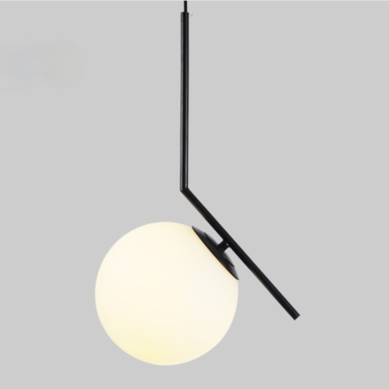 Valentina Modern LED Rund Pendelleuchte Schwaz Esszimmer/Wohn/Schlafzimmer Metall Glas