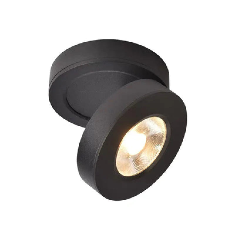 Modern Deckenbeleuchtung rund, Arisha Flush Mount, Weiß/Schwarz, Küche