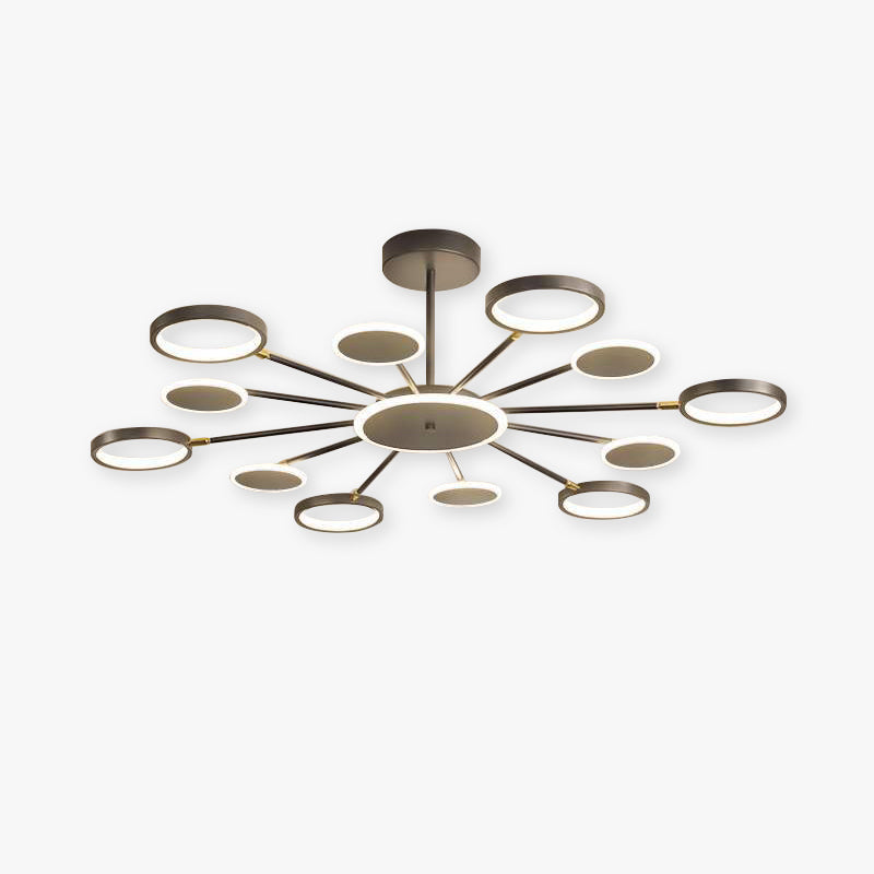 Modern LED Deckenleuchte Metall Acryl Wohnzimmer Schlafzimmer Esszimmer