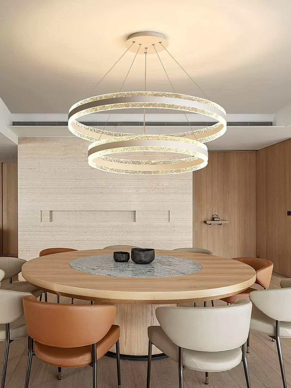 Aroxen Pendelleuchte modern LED Kreisschirme