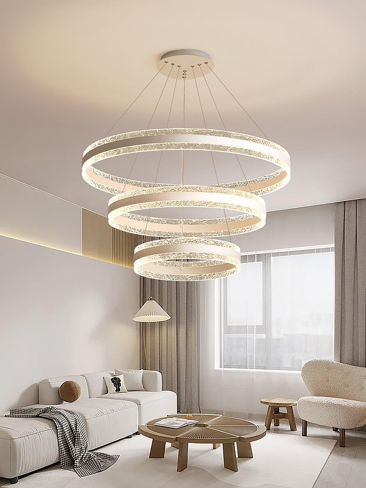 Aroxen Pendelleuchte modern LED Kreisschirme