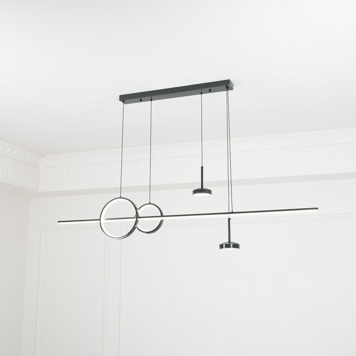 Tildas Pendelleuchte Geometrischer Ring Minimalistisch