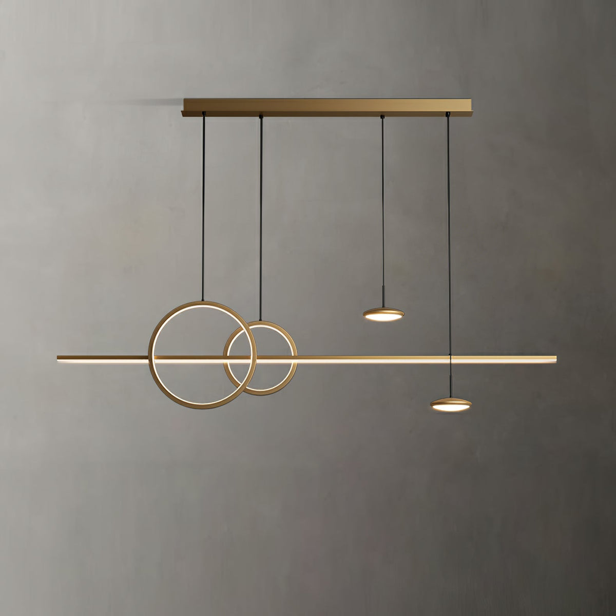 Tildas Pendelleuchte Geometrischer Ring Minimalistisch