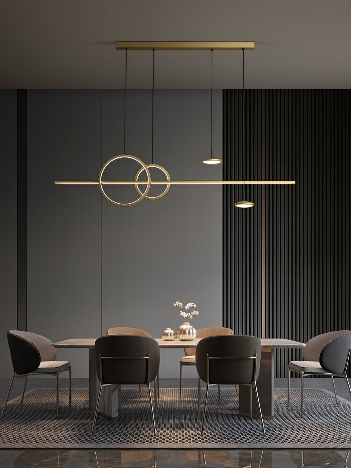 Tildas Pendelleuchte Geometrischer Ring Minimalistisch