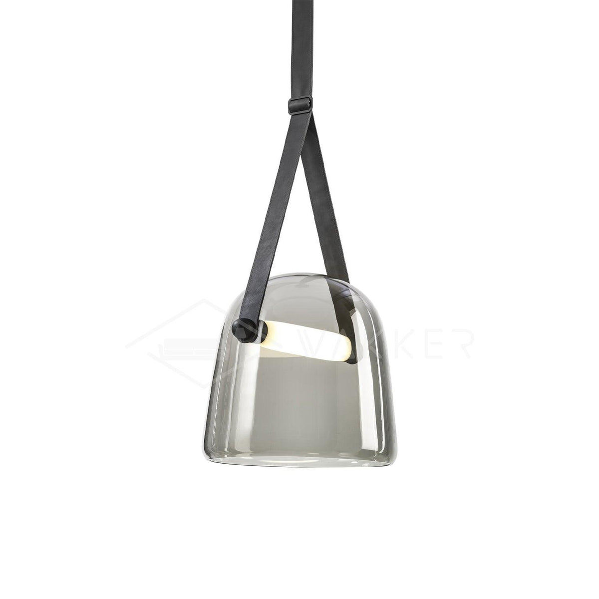 Averisce Pendelleuchte aus Leder im Industrie-Stil