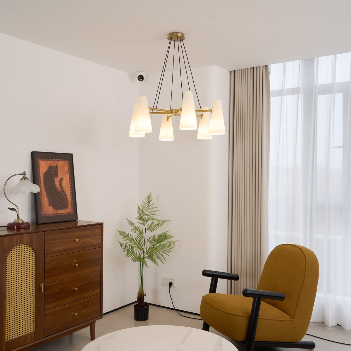 Artemis Chandelier Cone-Shaped