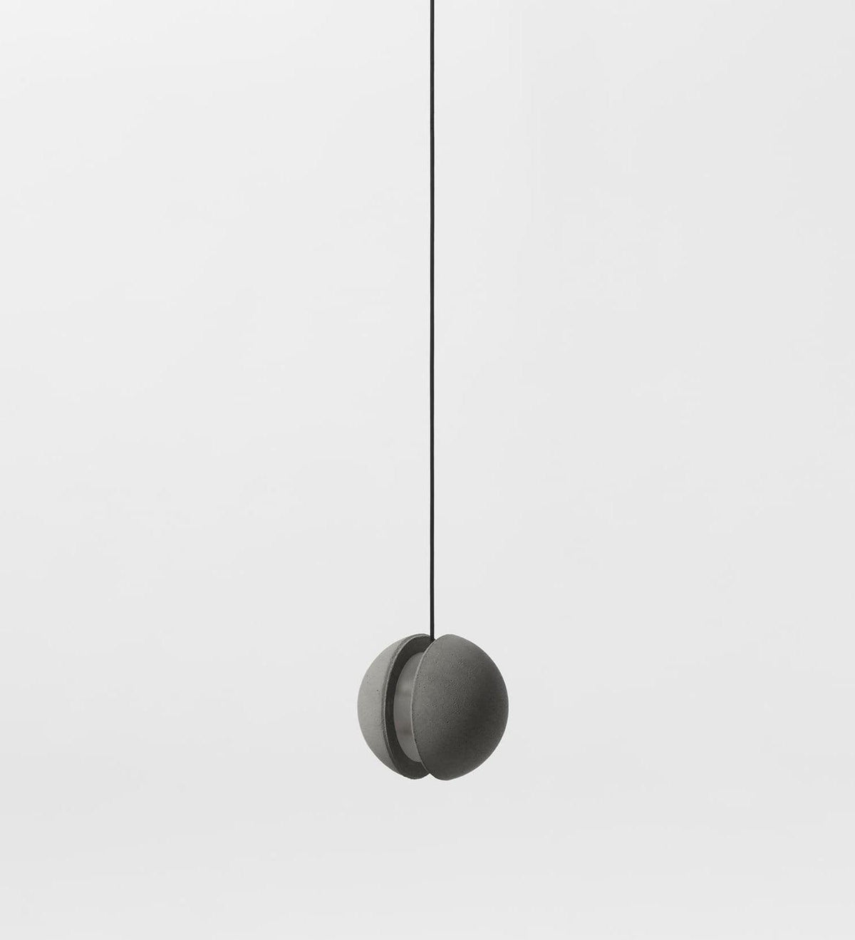 Umi Pendelleuchte aus Beton Kugel Mond Minimalistisch