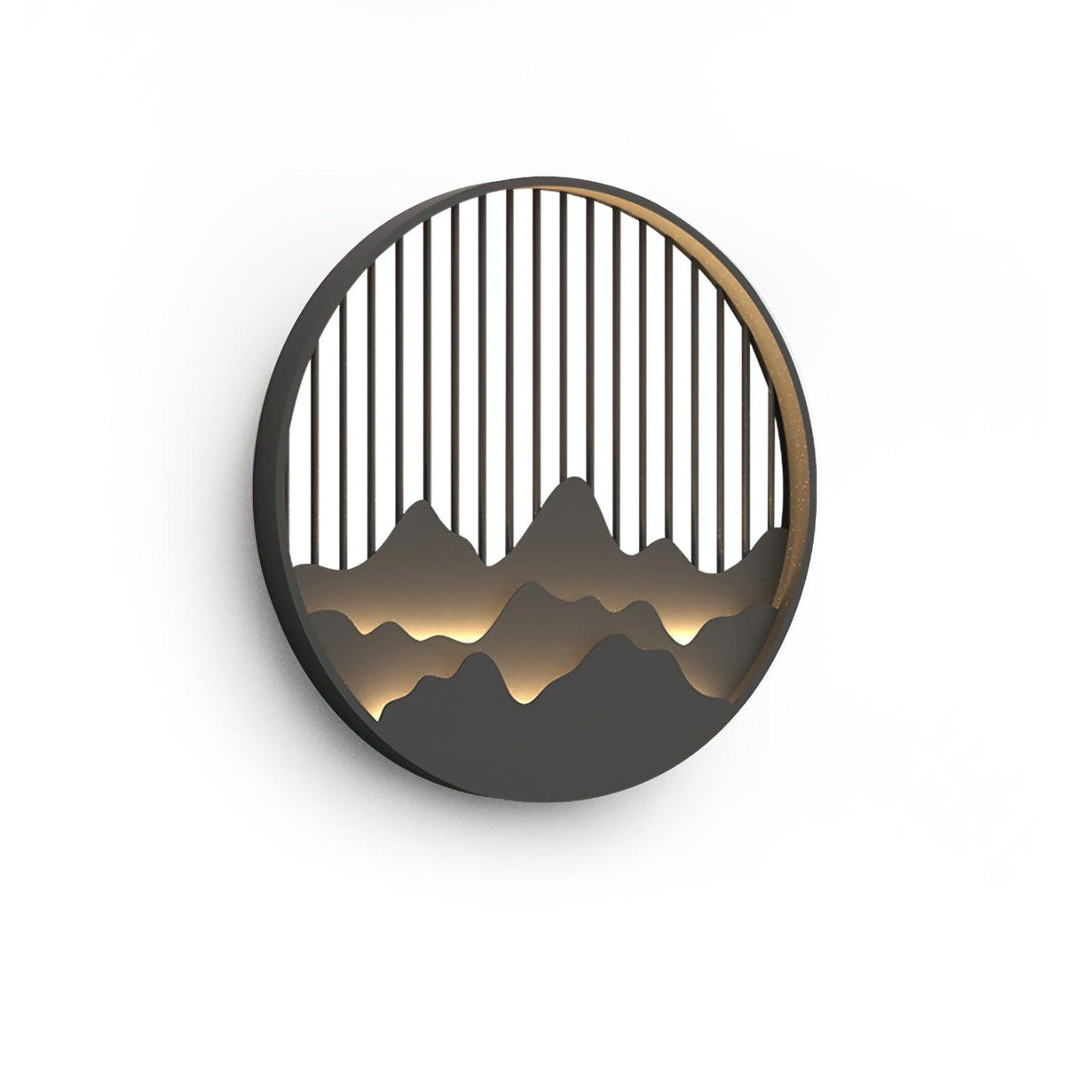 Sumi Mountain Circular Wandleuchte