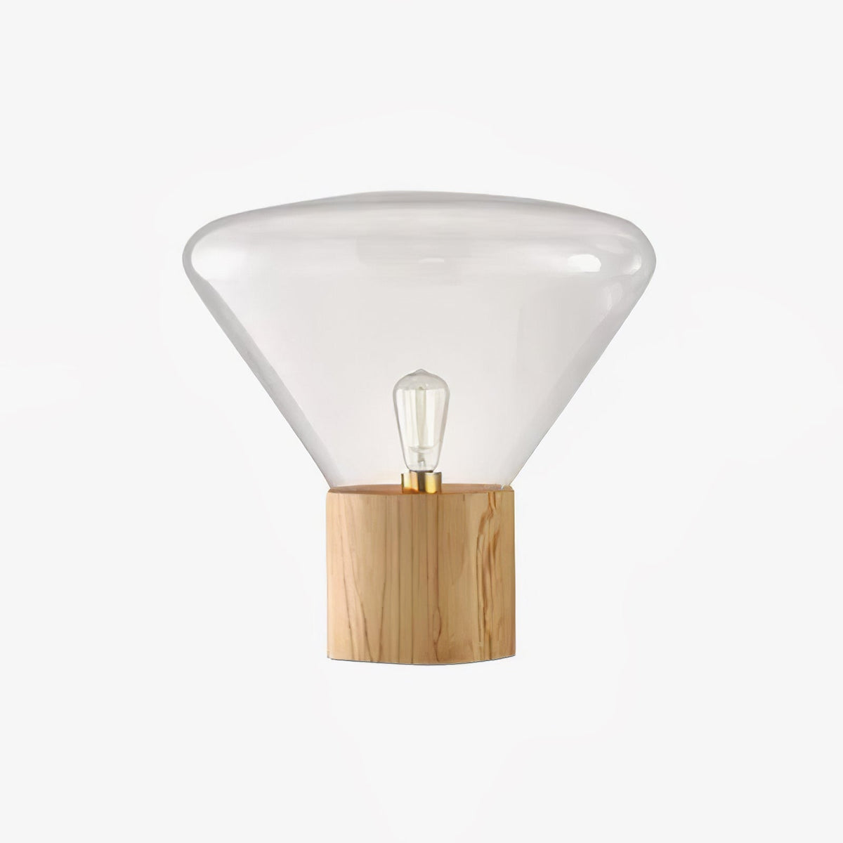 Sylirella Minimalistische Tischleuchte aus Holz