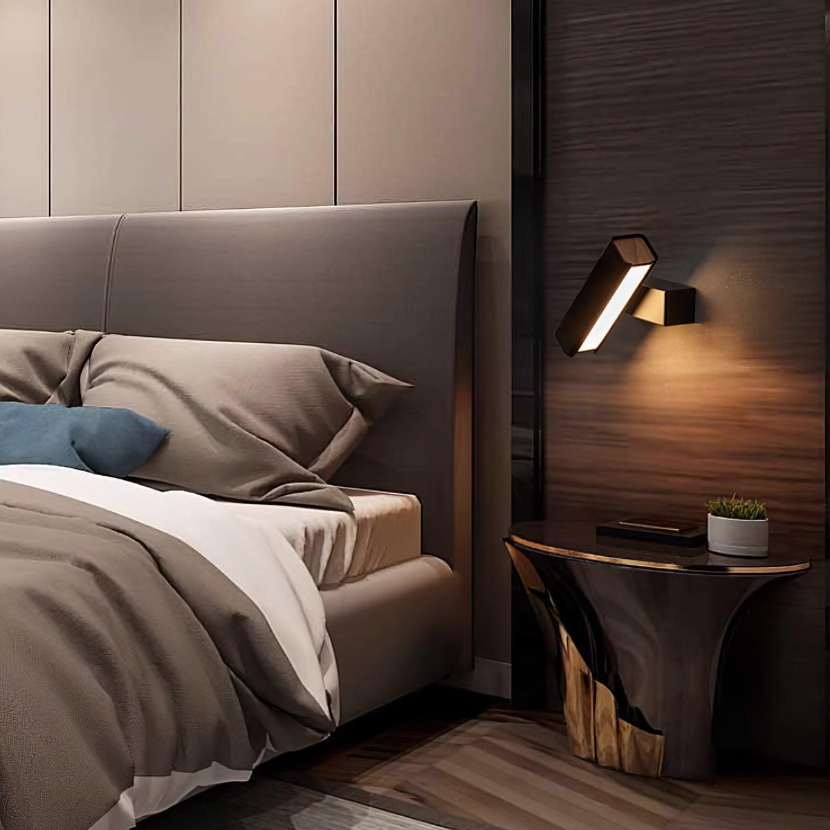 Verstellbare Aluminium-Wandleuchte für Schlafzimmer und Wohnzimmer | Cielum