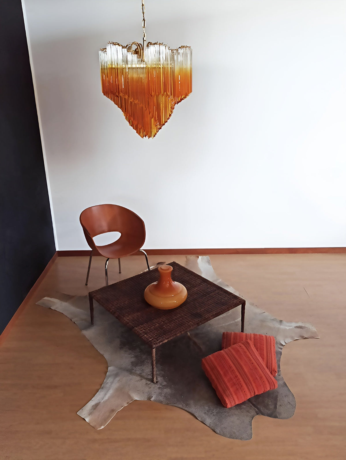 Evmararae Kronleuchter aus Gradient-Glas