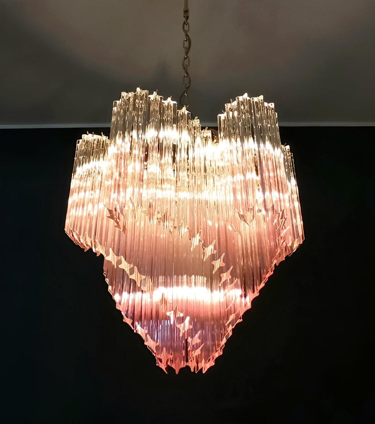 Evmararae Kronleuchter aus Gradient-Glas