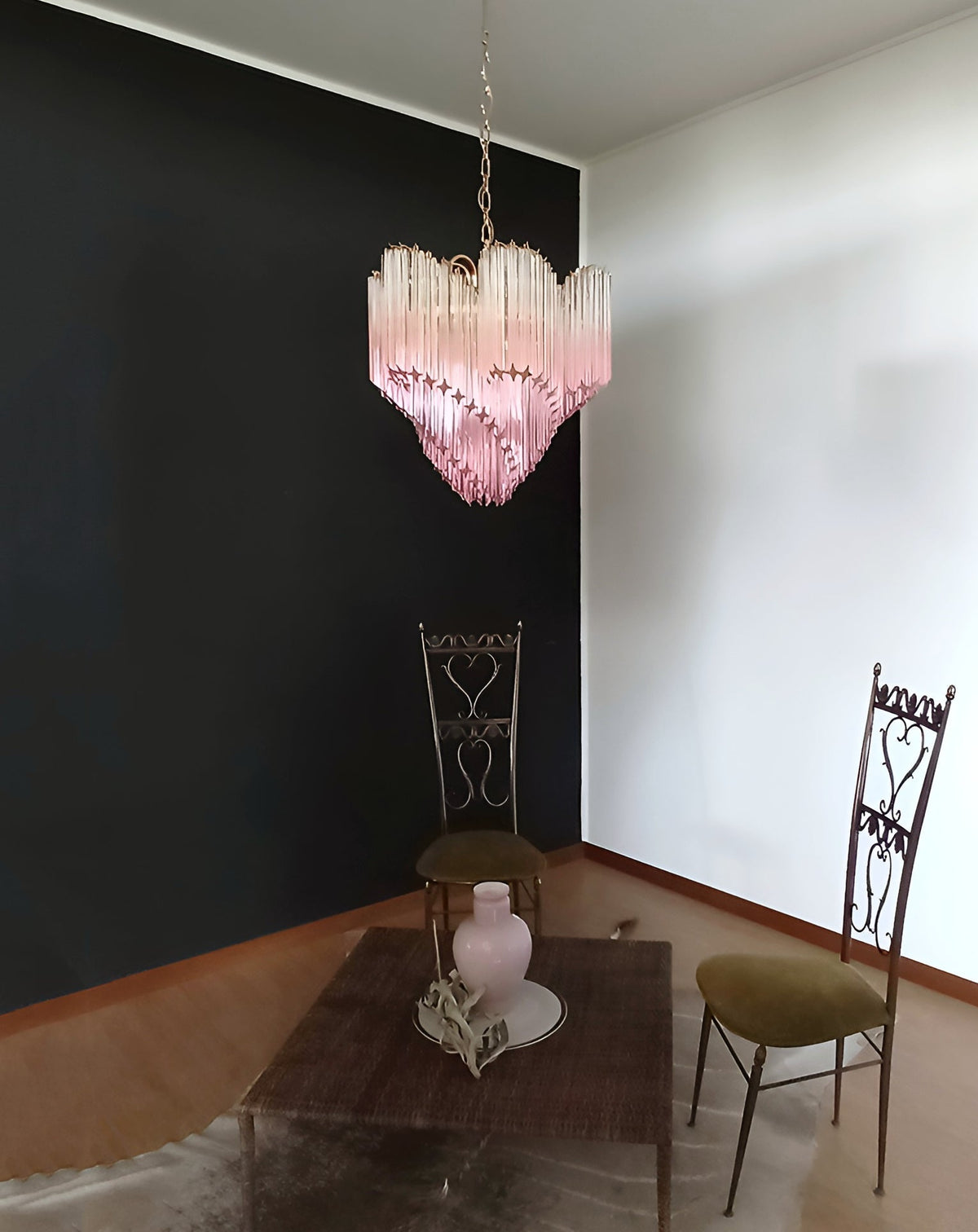 Evmararae Kronleuchter aus Gradient-Glas
