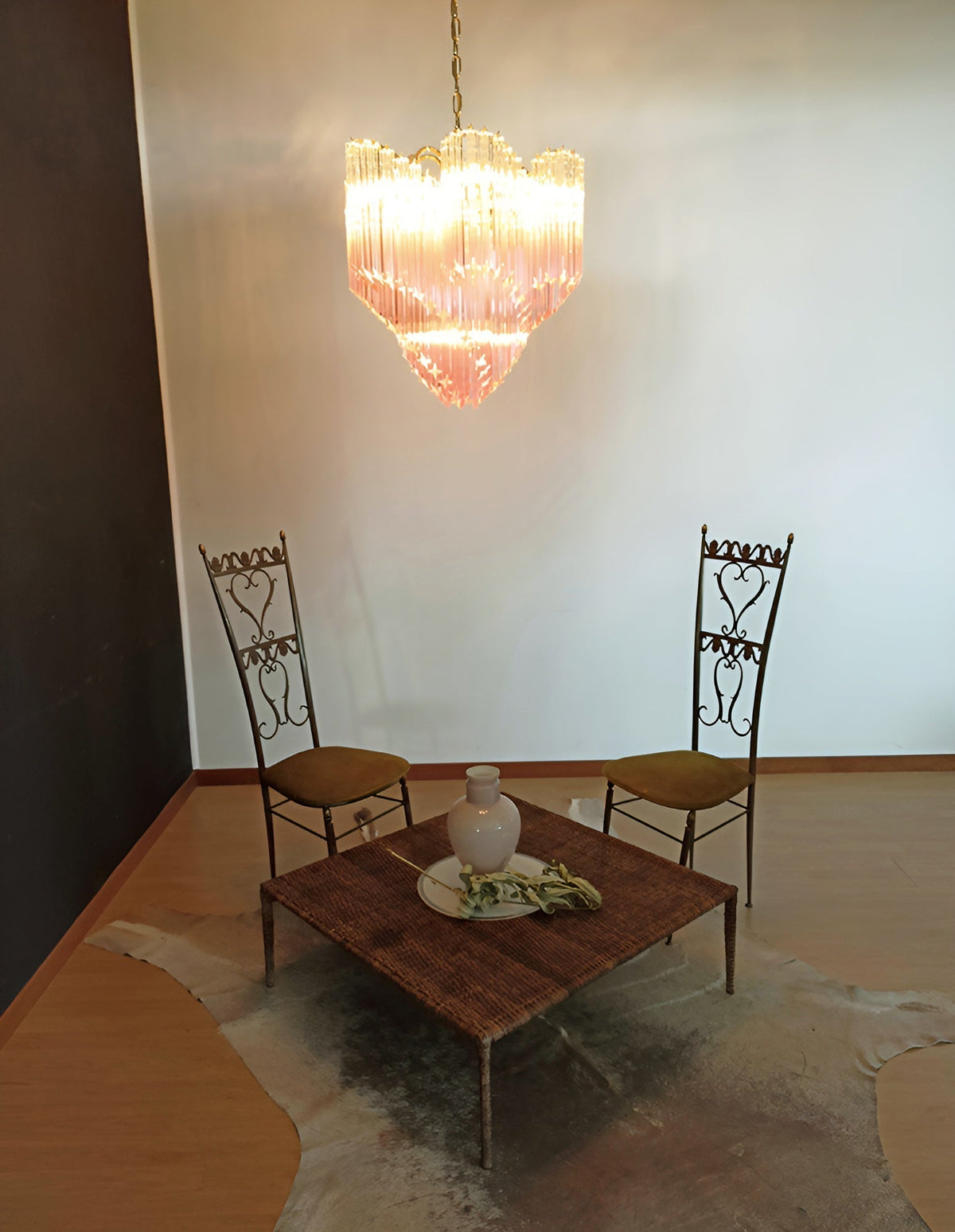 Evmararae Kronleuchter aus Gradient-Glas