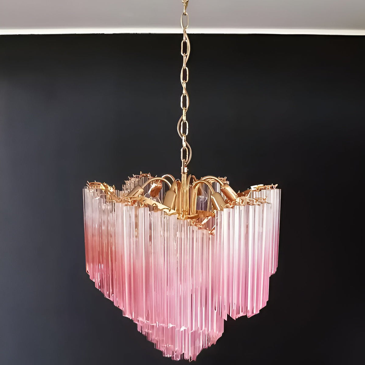 Evmararae Kronleuchter aus Gradient-Glas