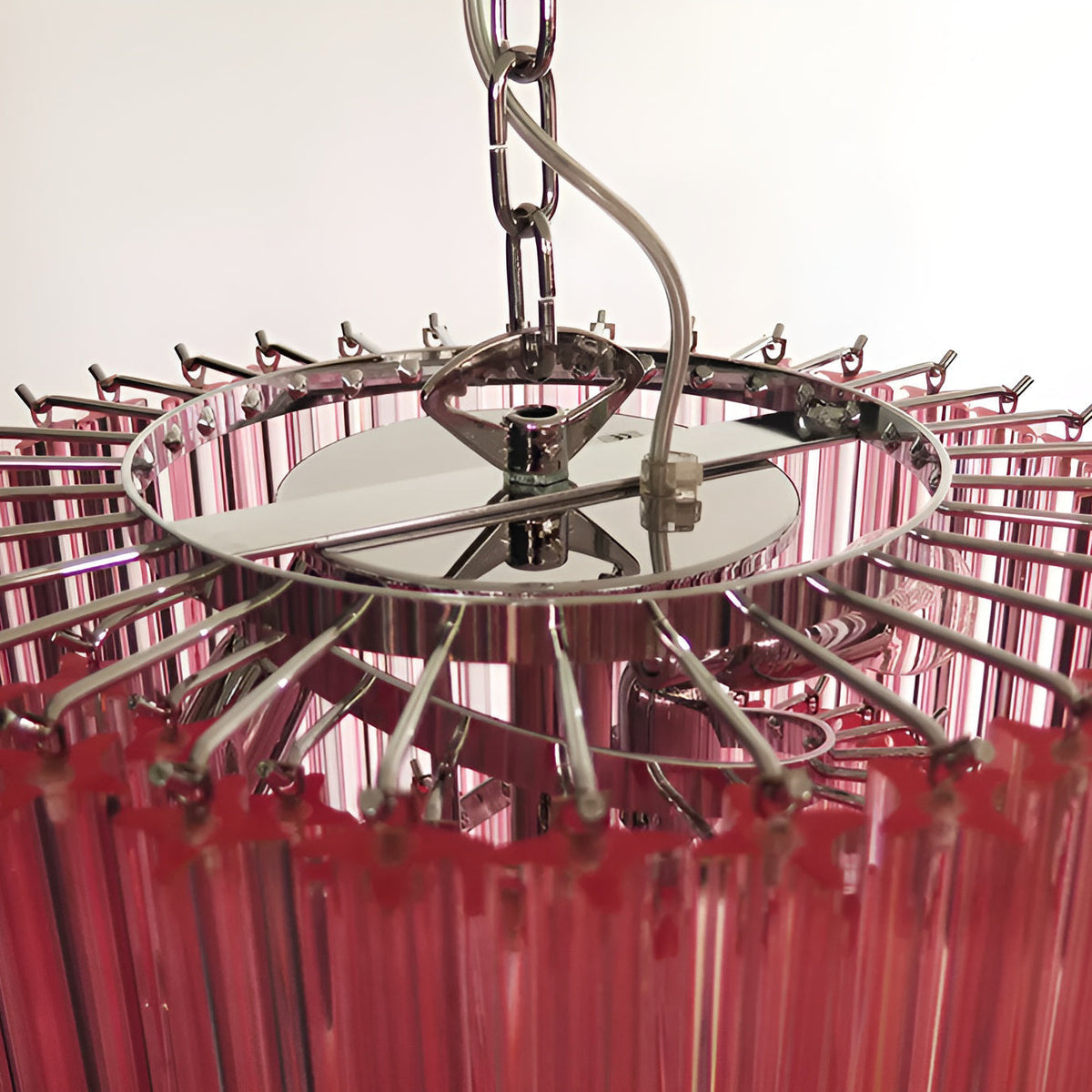 Reninelle Kronleuchter Spiral Pink Prism Gestuft