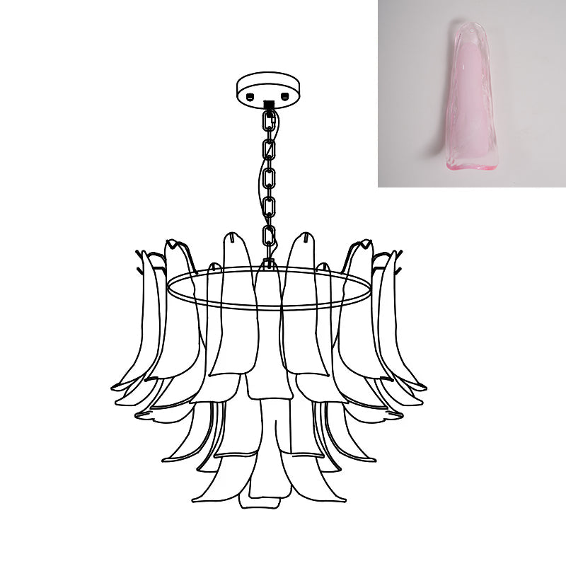 Moirai Kronleuchter aus Murano-Glas