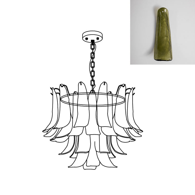 Moirai Kronleuchter aus Murano-Glas