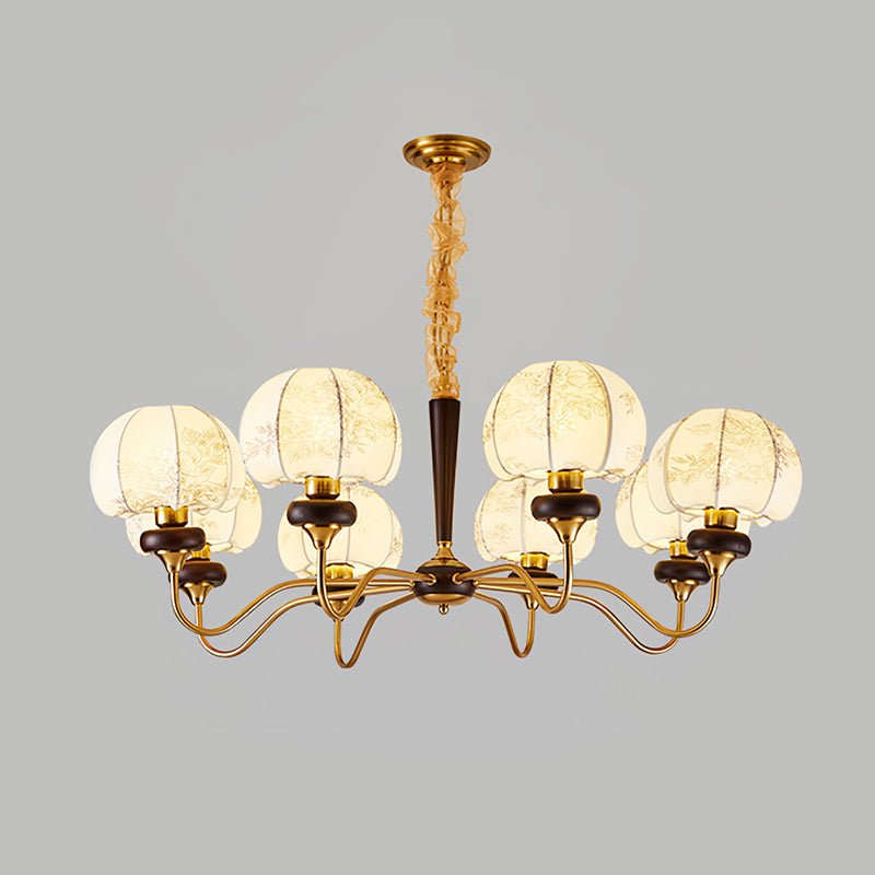 Orchid Vintage Stoff Kronleuchter