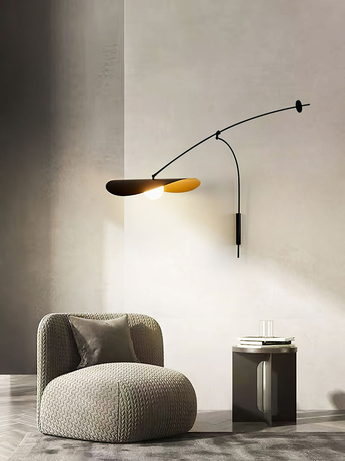 Tirove Glas Minimalistische Wandleuchte