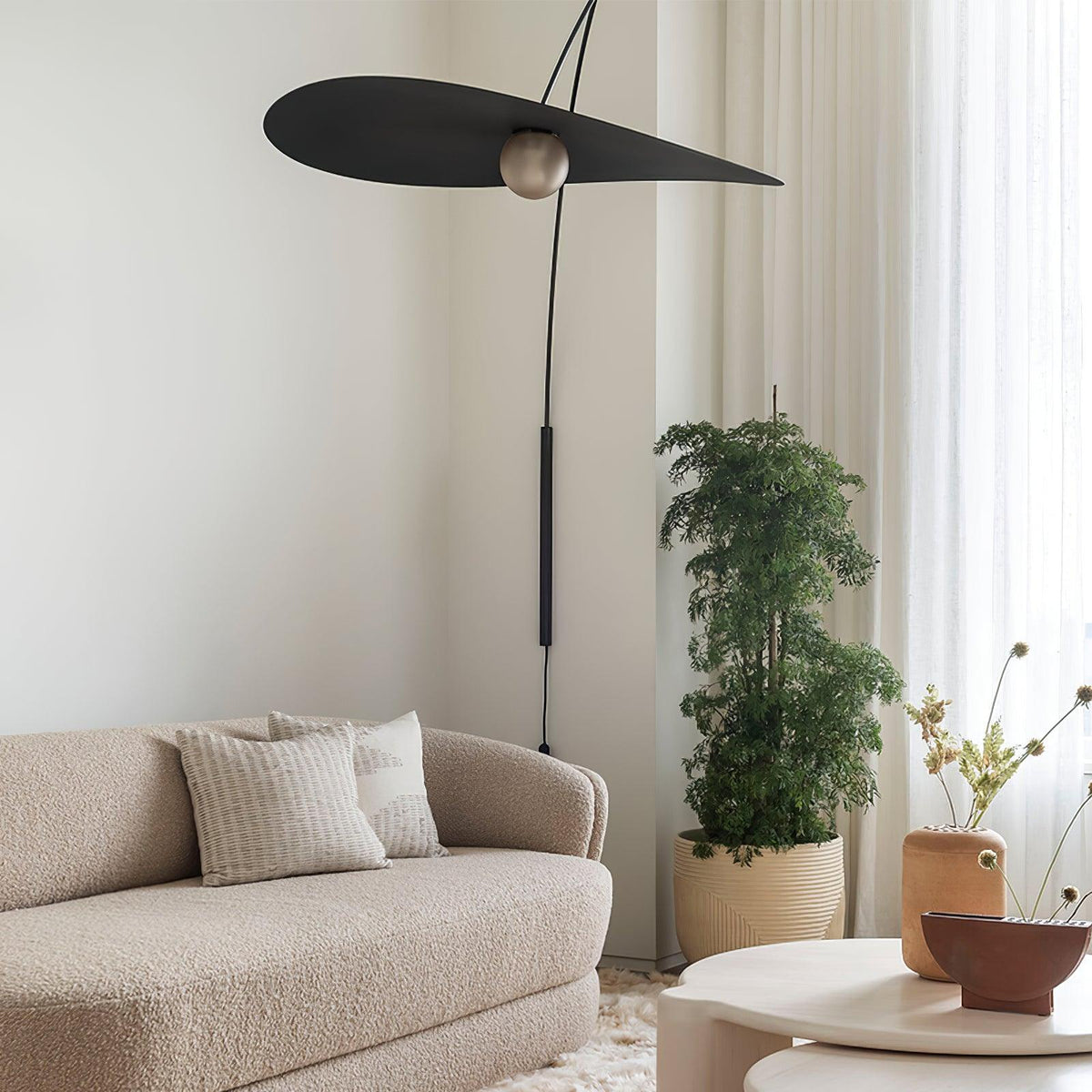 Tirove Glas Minimalistische Wandleuchte