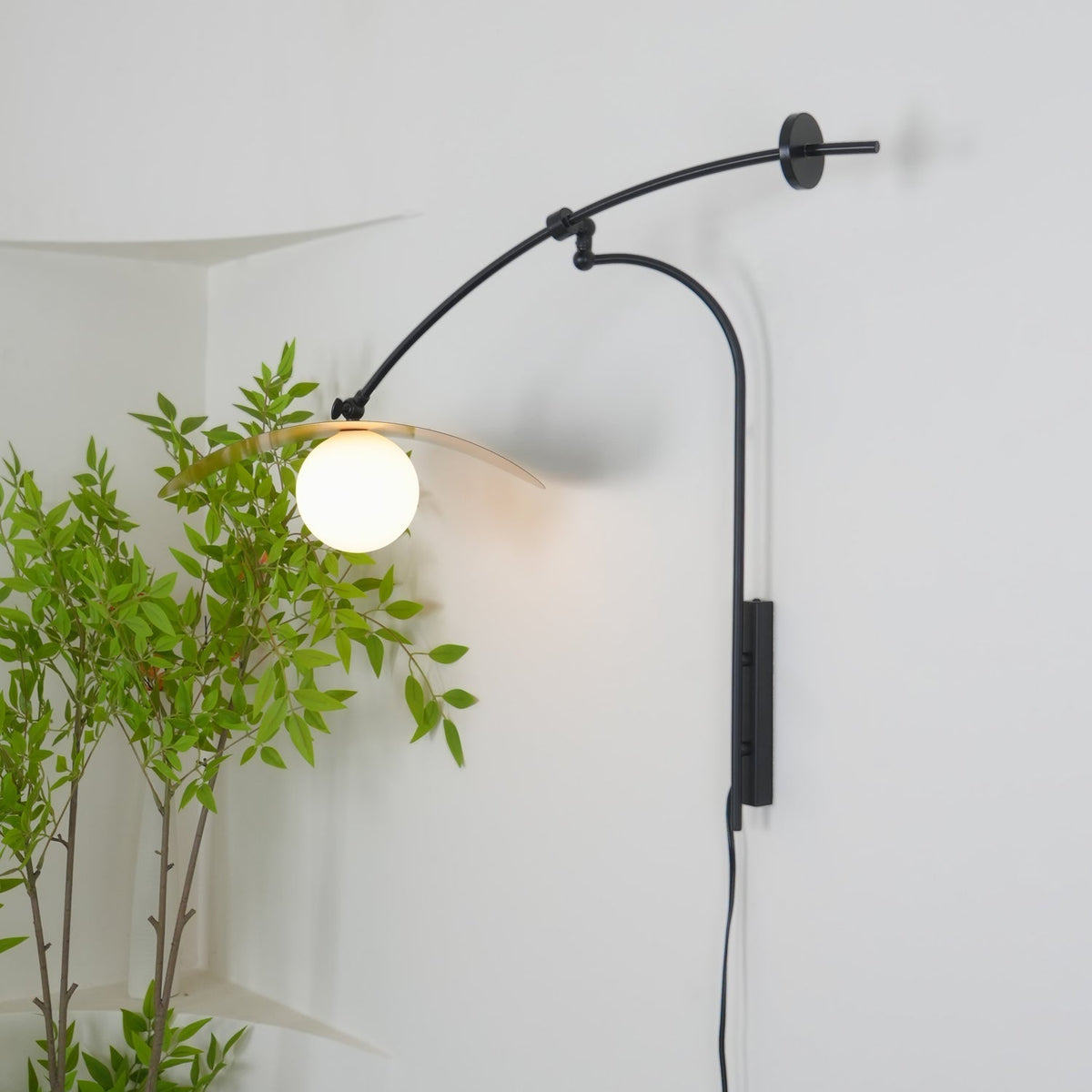 Tirove Glas Minimalistische Wandleuchte