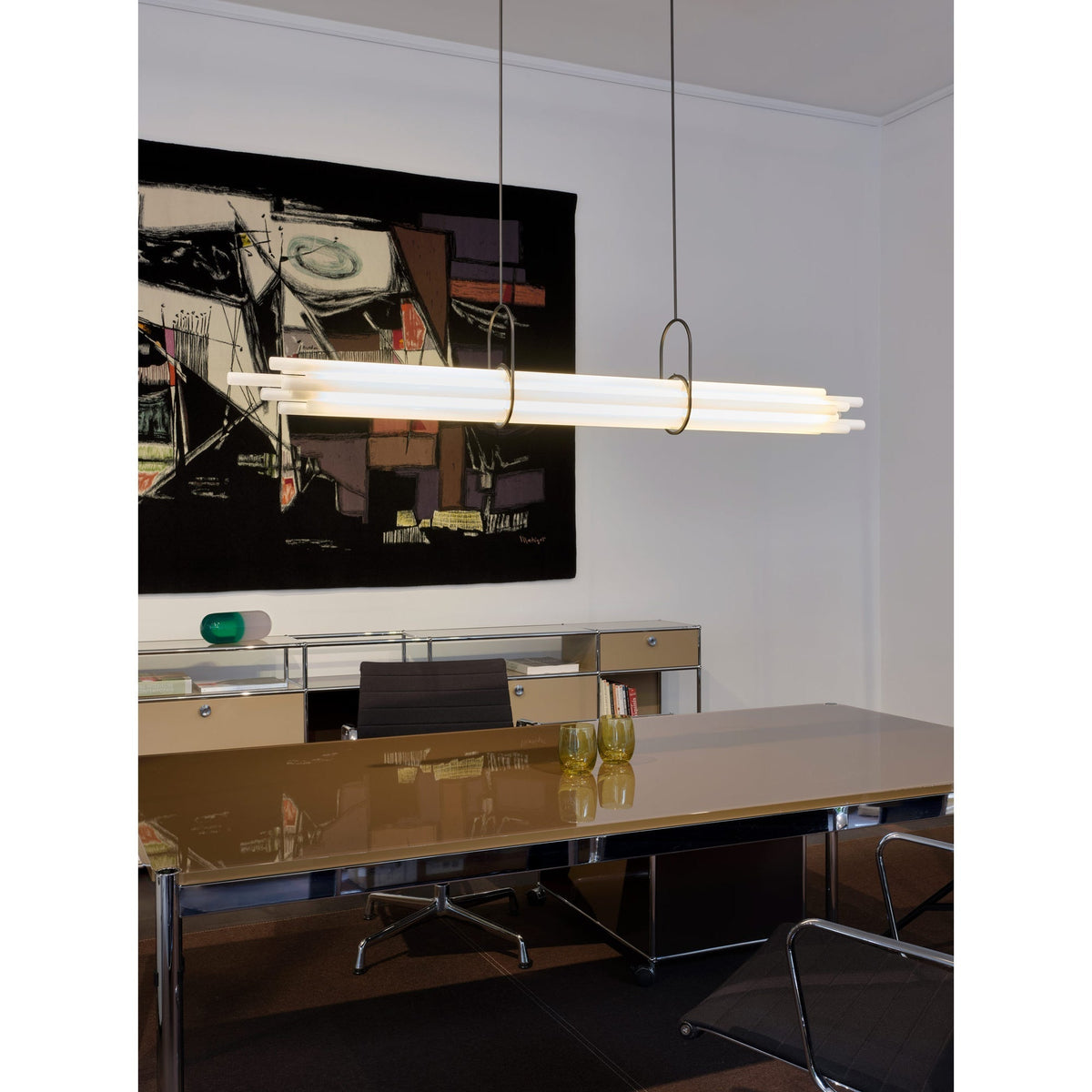Calinissa Linear NL12 Röhren-Kronleuchter