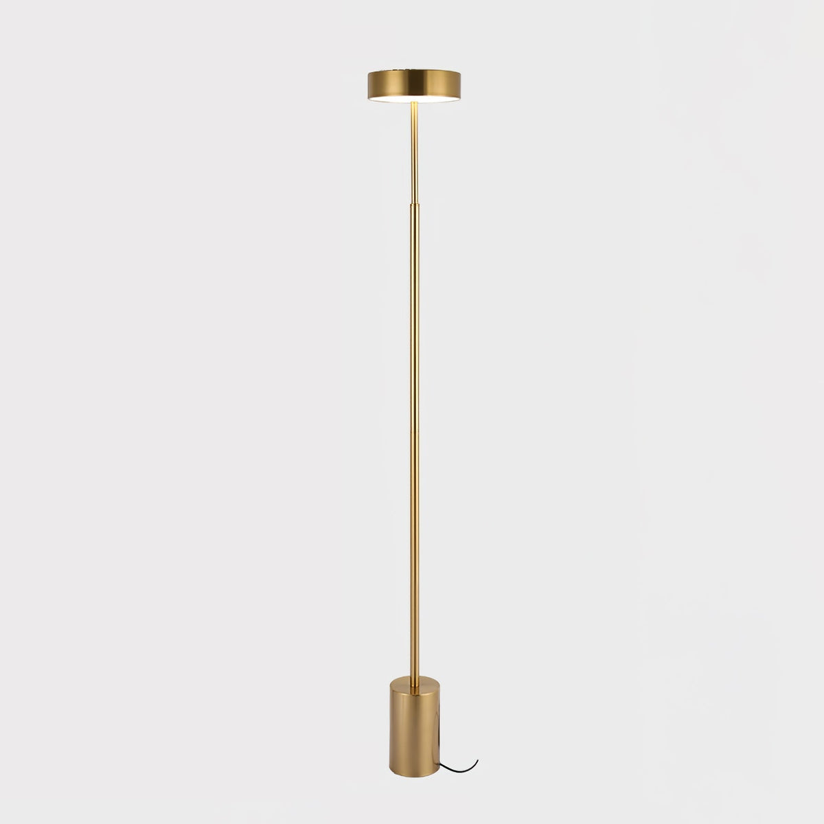 Circa zeitgenössische minimalistische Stehleuchte mit drehbarem Kopf