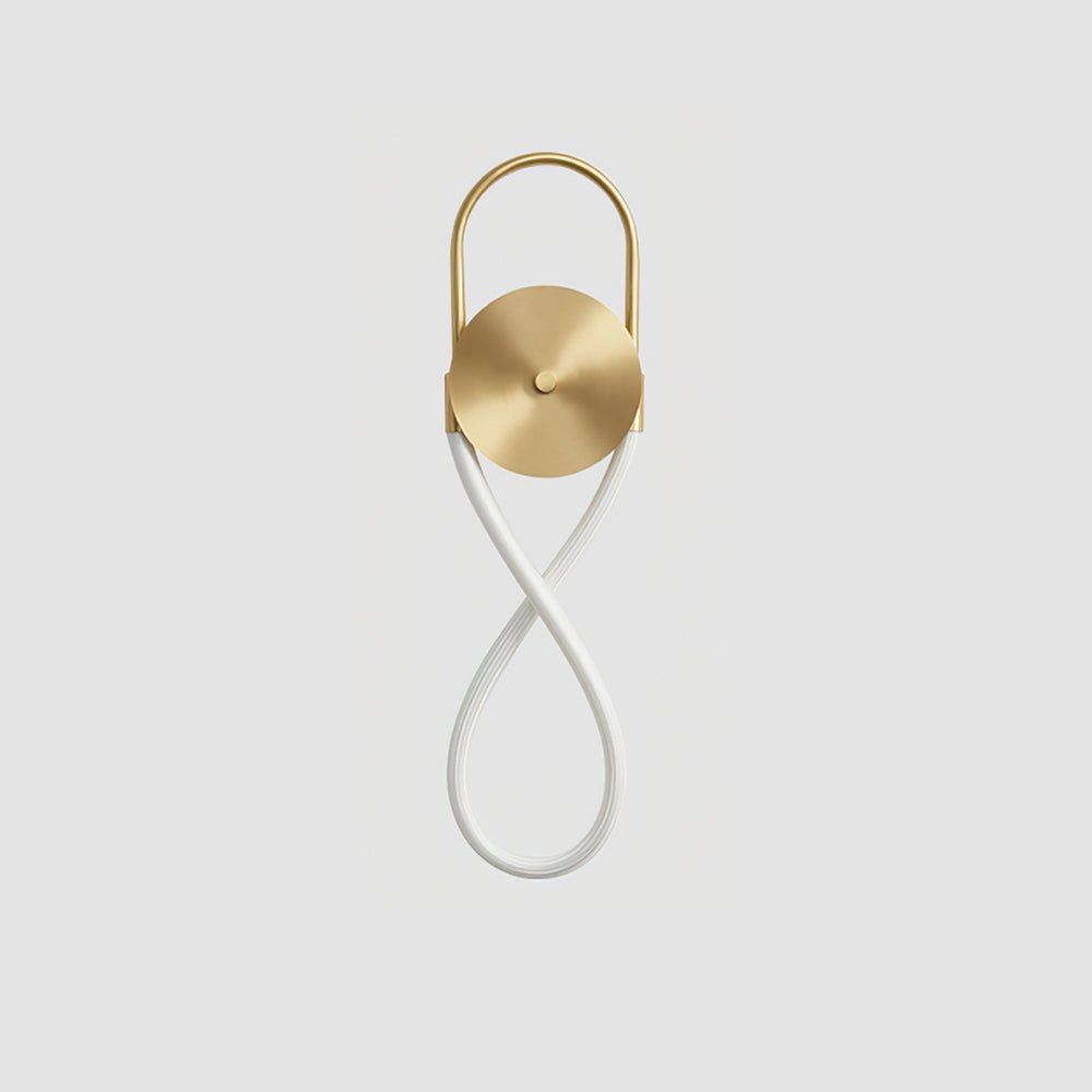 Ilirel Kunst-Ketten-Loop-Messing-Wandleuchte