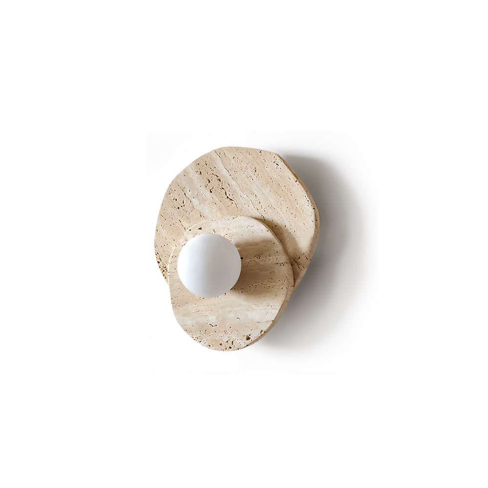 Tavinielle Wandleuchte Travertine Layered Wabi-sabi Ästhetik