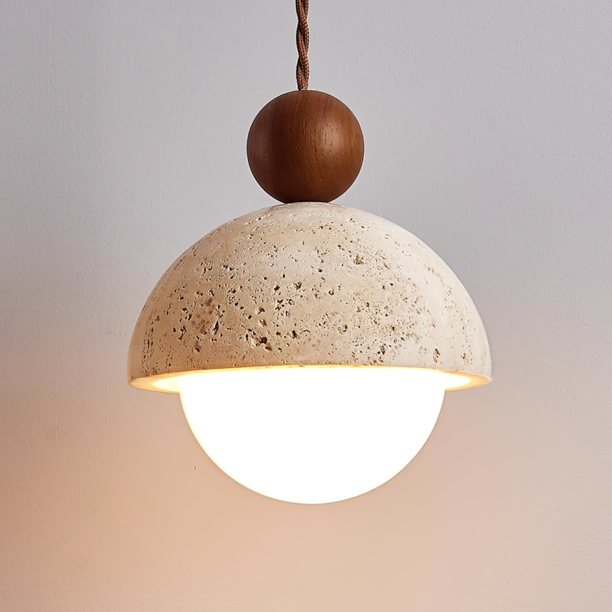 Bexn Travertine Pendelleuchte