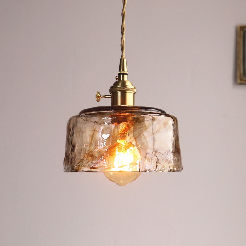 Valentina Pendelleuchte Vintage LED Metall Glas Esszimmer Wohnzimmer Schlafzimmer