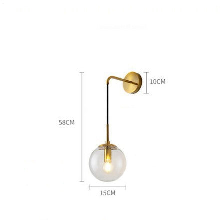 Valentina Modern LED Wandleuchten Innen Schwarz Ess/Wohnzimmer Glas
