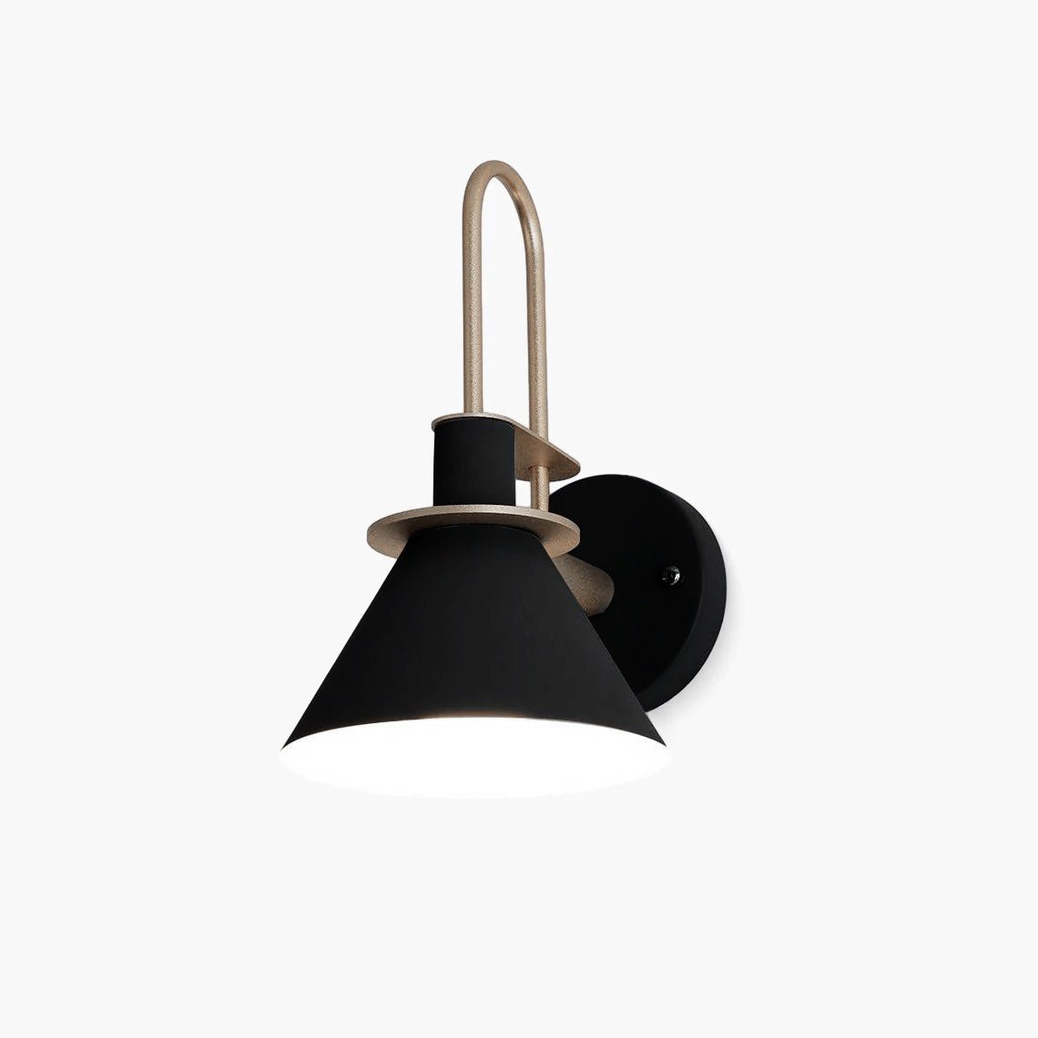 Solerine Wandleuchte Schwarz Gold Minimalistisch