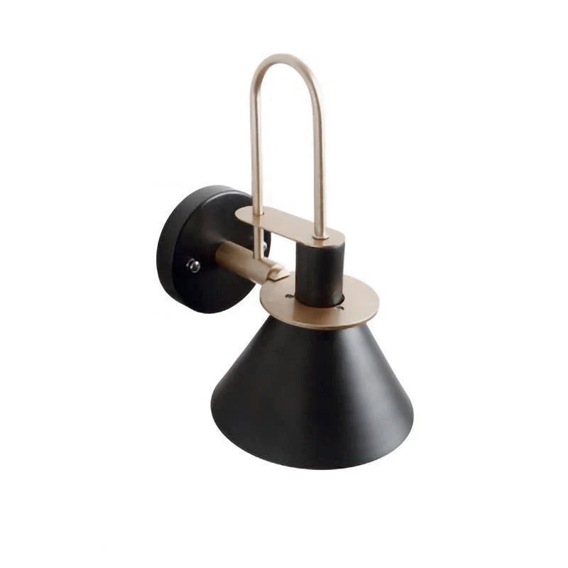 Solerine Wandleuchte Schwarz Gold Minimalistisch