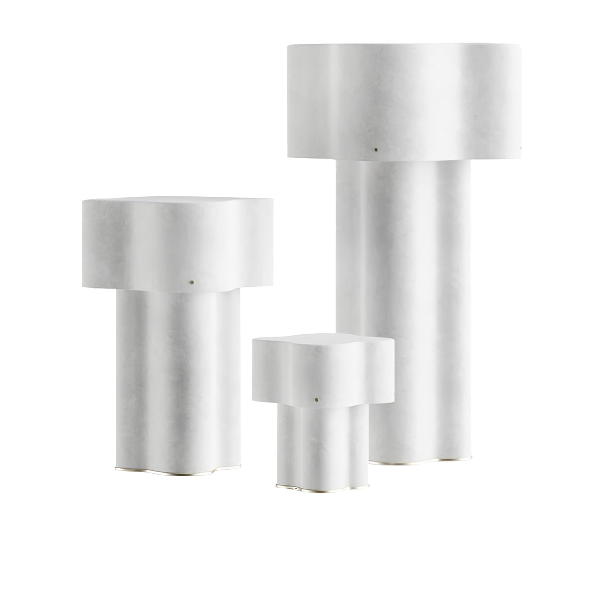 Loneo Minimalistische Stehleuchte aus FRP