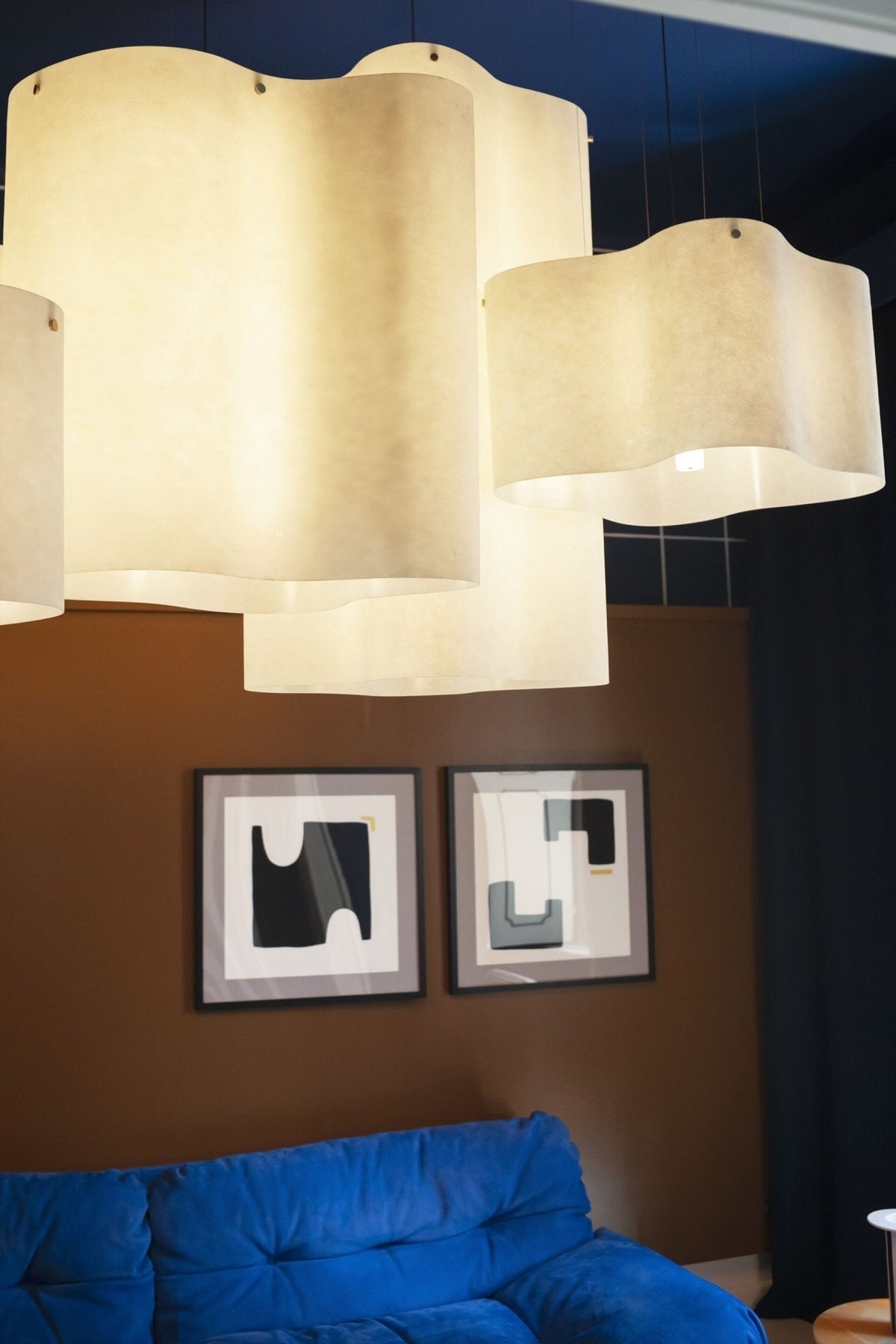 Evelan Pendelleuchte Art Wolkenform moderne Zeitgenössische