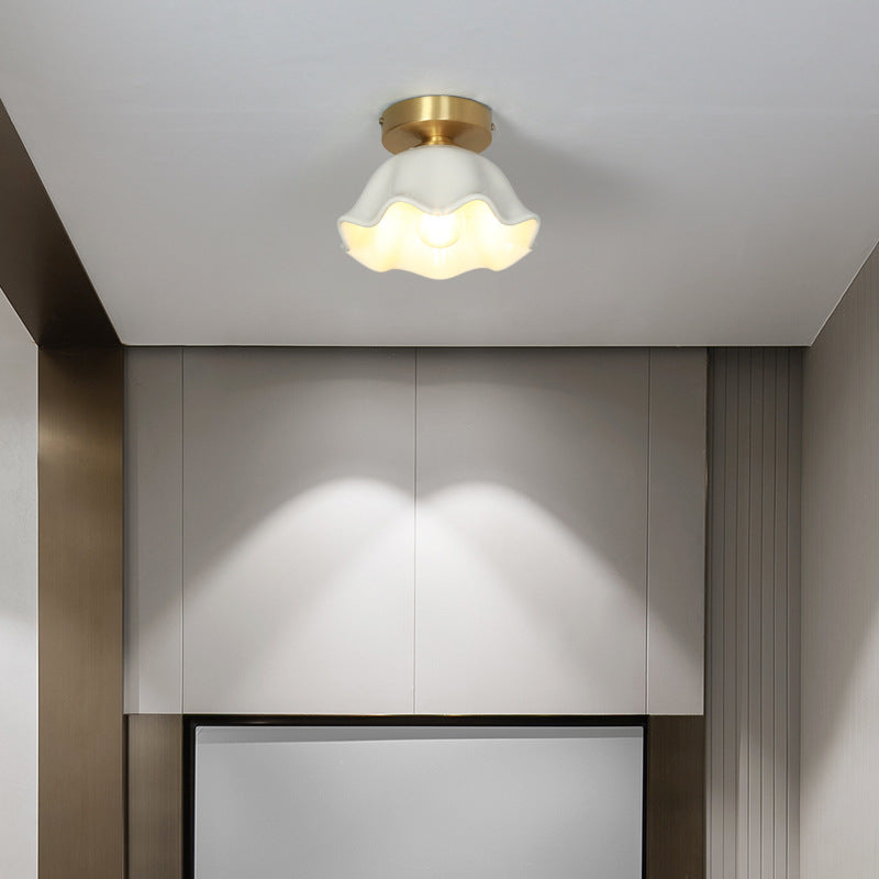 Arisha Modern LED Deckenleuchte Messing Wohn/Schlaf/Esszimmer Metall&Glas