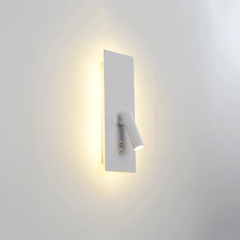Ray Modern LED Wandleuchte Strahler Schwarz/Gold/Weiß Wohn/Schlafzimmer Treppenhaus Flur InnenMetall&Acryl